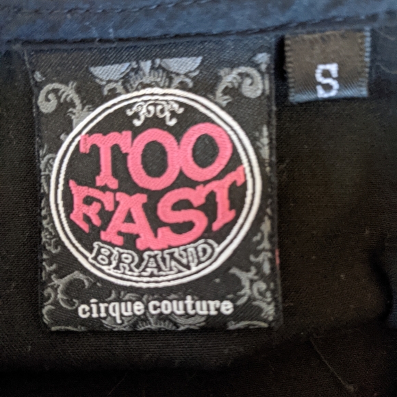 Too Fast brand - Cirque Couture Dress.  Size: Small - Picture 12 of 13